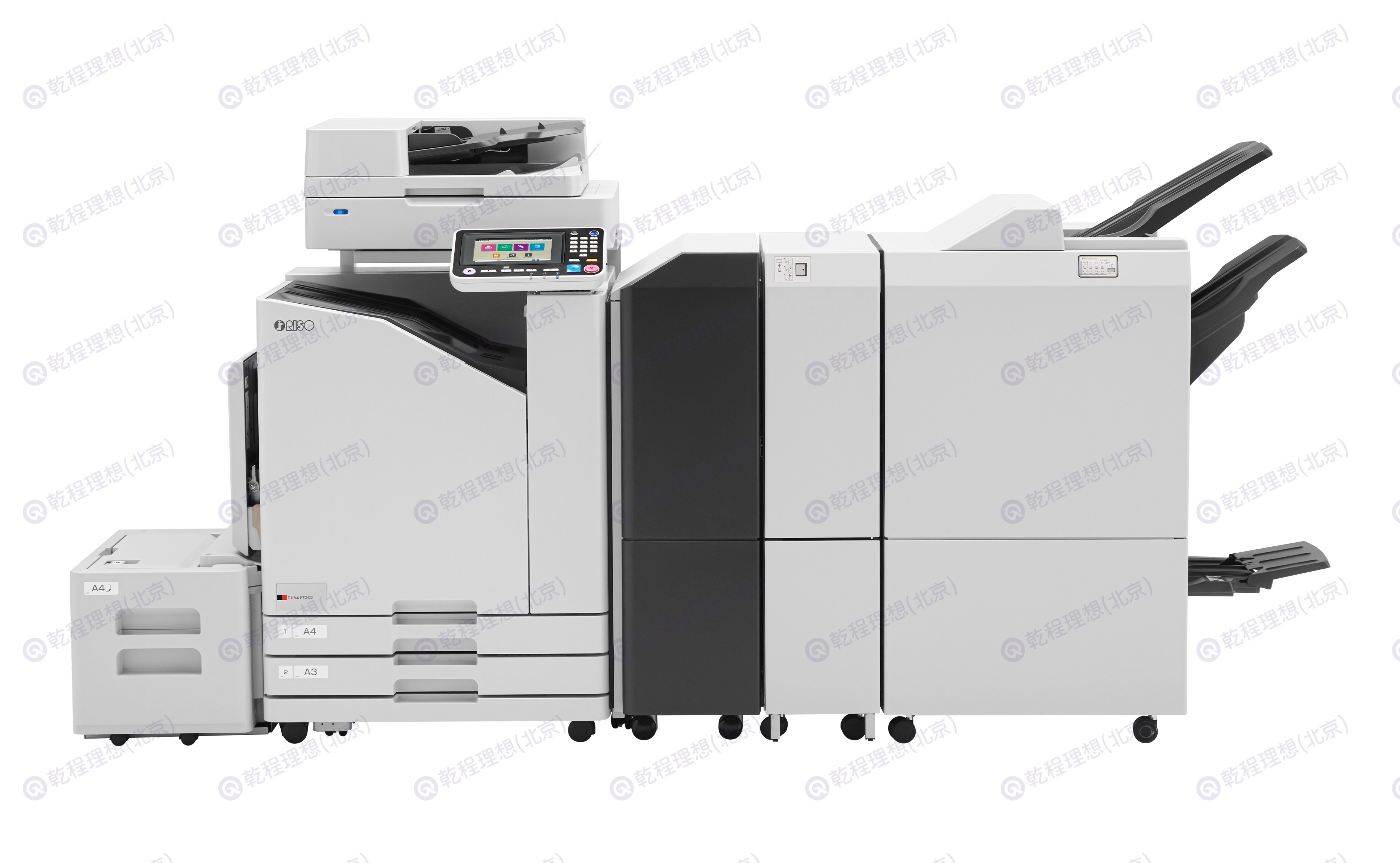 闪彩印王FT2430 高速数码双色喷墨印刷系统