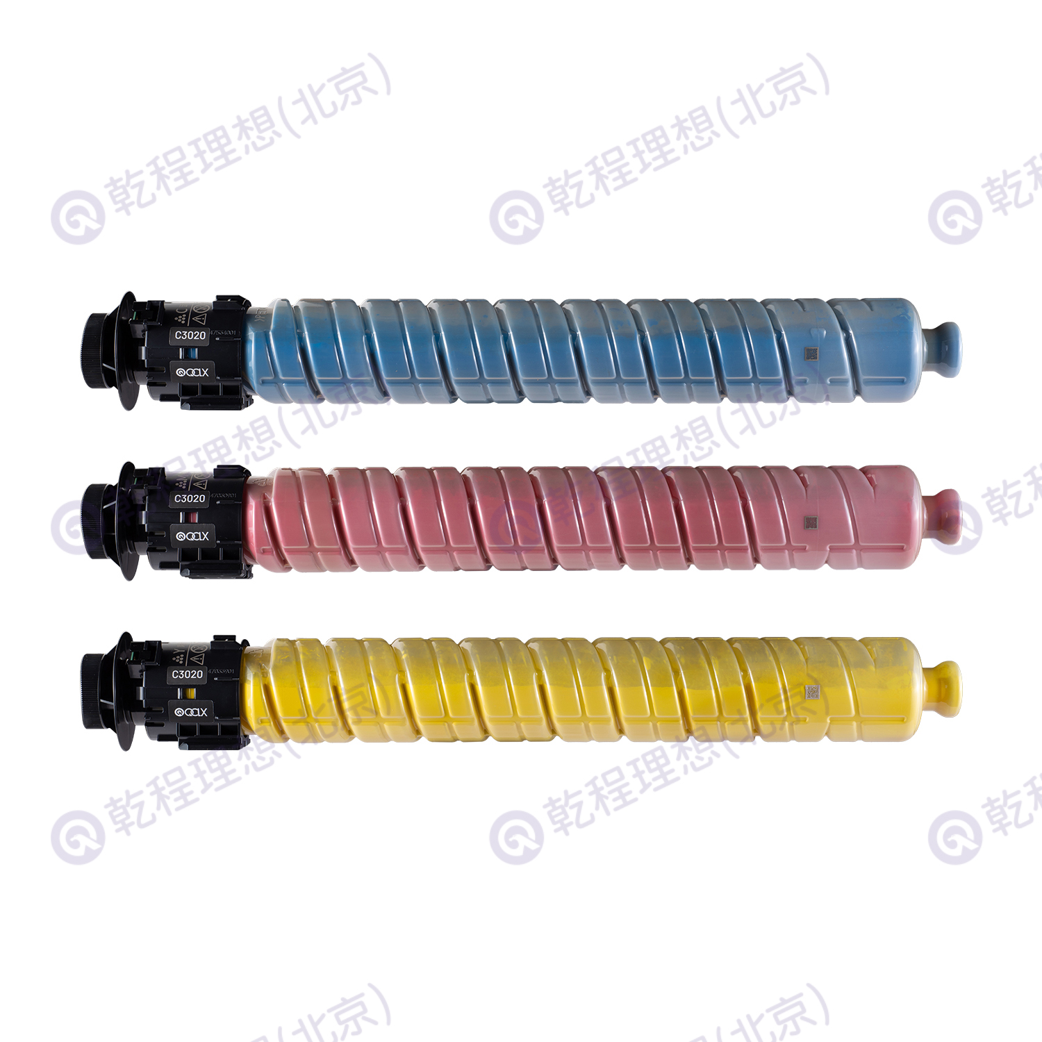 乾理QL C3020型墨粉盒 红/蓝/黄三色套装,耗材